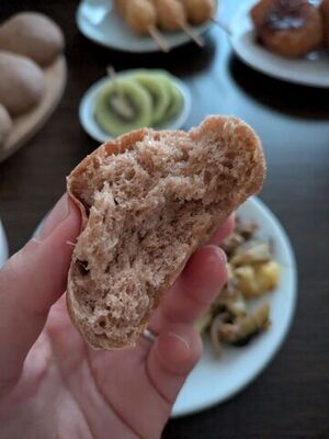 トースターでパン作り